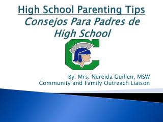 High School Parenting Tips Consejos Para Padres de High School