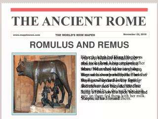 ROMULUS AND REMUS