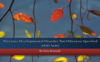 Pervasive Developmental Disorder-Not Otherwise Specified (PDD-NOS )