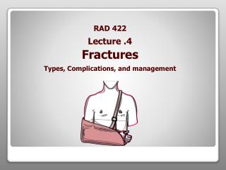 RAD 422 Fractures Types, Complications, and management