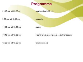 Programma