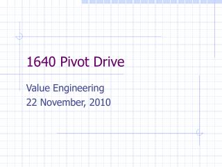 1640 Pivot Drive