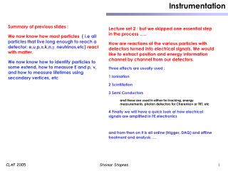 Instrumentation