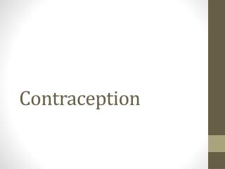 Contraception