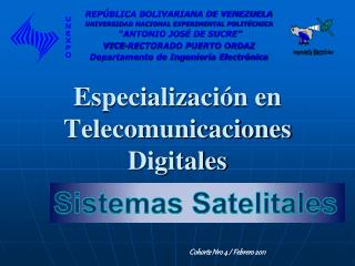 Especialización en Telecomunicaciones Digitales