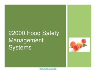 22000 Food Safety Management Systems