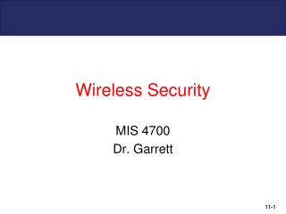 Wireless Security