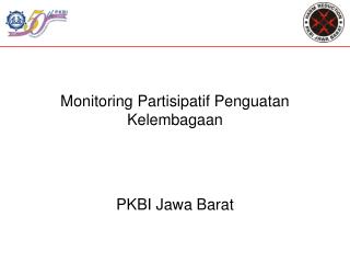 Monitoring Partisipatif Penguatan Kelembagaan