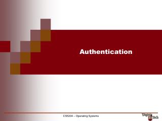 Authentication