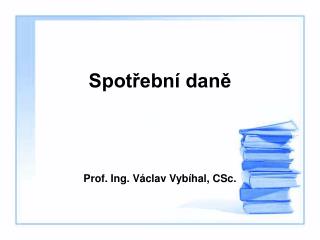 Spotřební daně