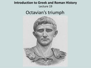 Introduction to Greek and Roman History