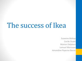 The success of Ikea
