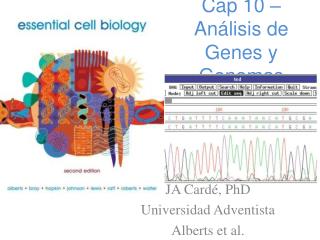 Cap 10 – Análisis de Genes y Genomas