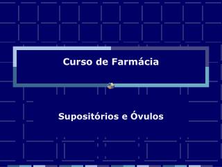 Curso de Farmácia