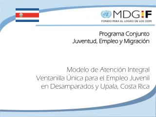 Programa Conjunto: Juventud, Empleo y Migración