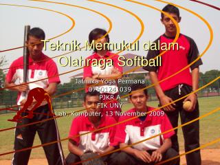 Teknik Memukul dalam Olahraga Softball