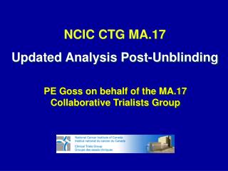 NCIC CTG MA.17 Updated Analysis Post-Unblinding