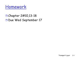 Homework