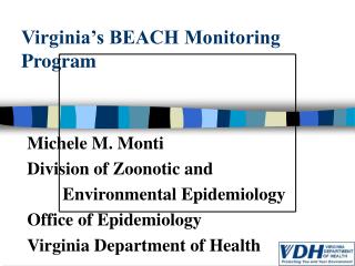 Virginia’s BEACH Monitoring Program