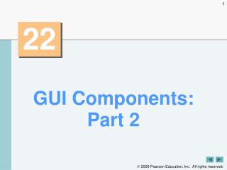 GUI Components: Part 2