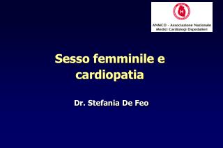 Dr. Stefania De Feo