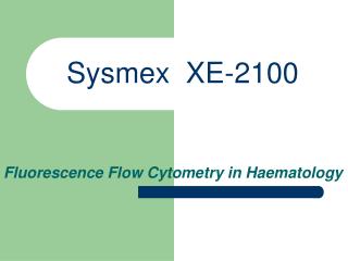 Sysmex XE-2100