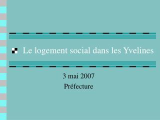 Le logement social dans les Yvelines