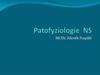 Patofyziologie NS