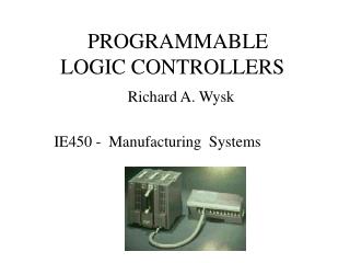 PROGRAMMABLE LOGIC CONTROLLERS