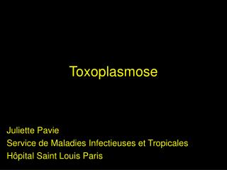 Toxoplasmose