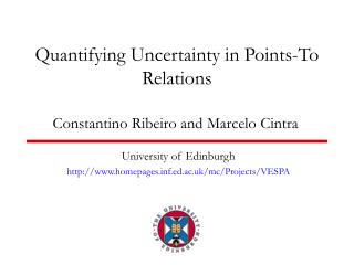 Quantifying Uncertainty in Points-To Relations