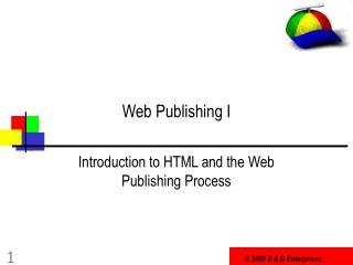 Web Publishing I