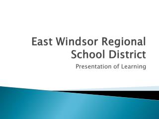 East Windsor Regional School District