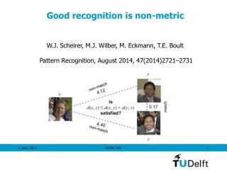 Good recognition is non-metric