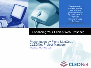 Enhancing Your Clinic’s Web Presence