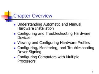 Chapter Overview