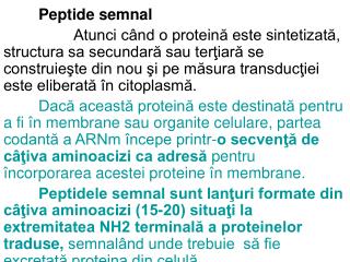 Peptide semnal