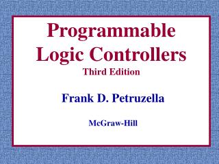 Programmable Logic Controllers Third Edition