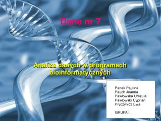 Dane nr 7