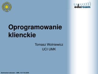 Oprogramowanie klienckie