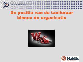De positie van de taxileraar binnen de organisatie