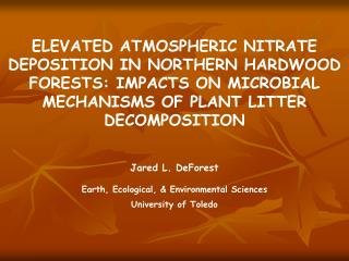 Global rates of atmospheric nitrogen deposition