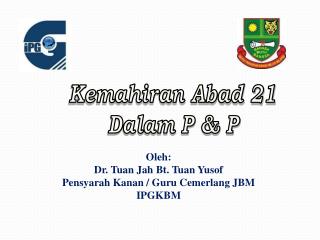 Kemahiran Abad 21 Dalam P &amp; P