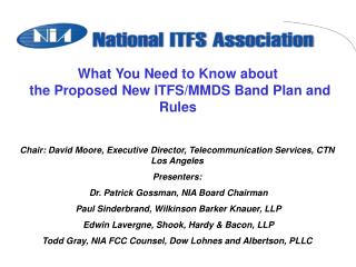 What You Need to Know about the Proposed New ITFS/MMDS Band Plan and Rules