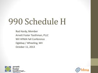 990 Schedule H