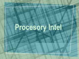 Procesory Intel