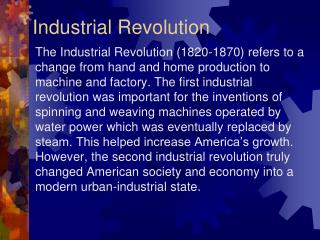 Industrial Revolution