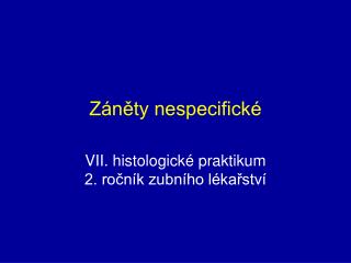 Záněty nespecifické