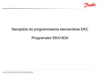 Narzędzie do programowania sterowników EKC Programator EKA183A
