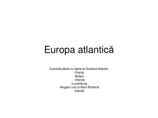Europa atlantic ă